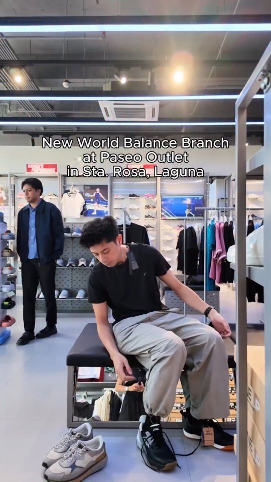 We got new World Balance Pickleball shoes and clothes at their Paseo Outlets branch! 🤩